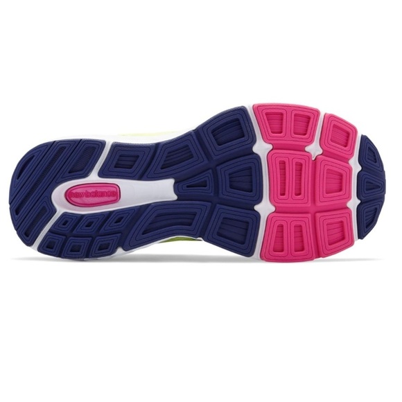 New Balance Women's W680V3 Running Shoe | Color: Yellow/Pink/Blue 🩷👟💛👟💙 - Picture 3 of 12